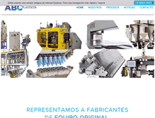 Tablet Screenshot of abcplasticos.com